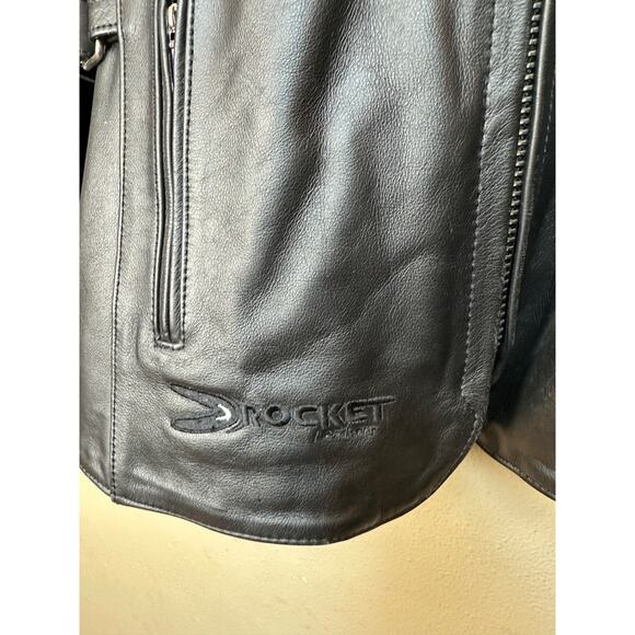 Joe Rocket Women’s Leather Motorcycle Jacket – Size XL – Heavy Duty Cruiser - Picture 3 of 14